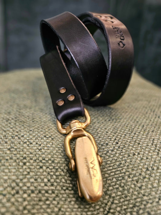 LAISSE LUPUS AVEC MOUSQUETON SPÉCIAL À DÉGAGEMENT RAPIDE (idéal pour les moyennes et grandes tailles)