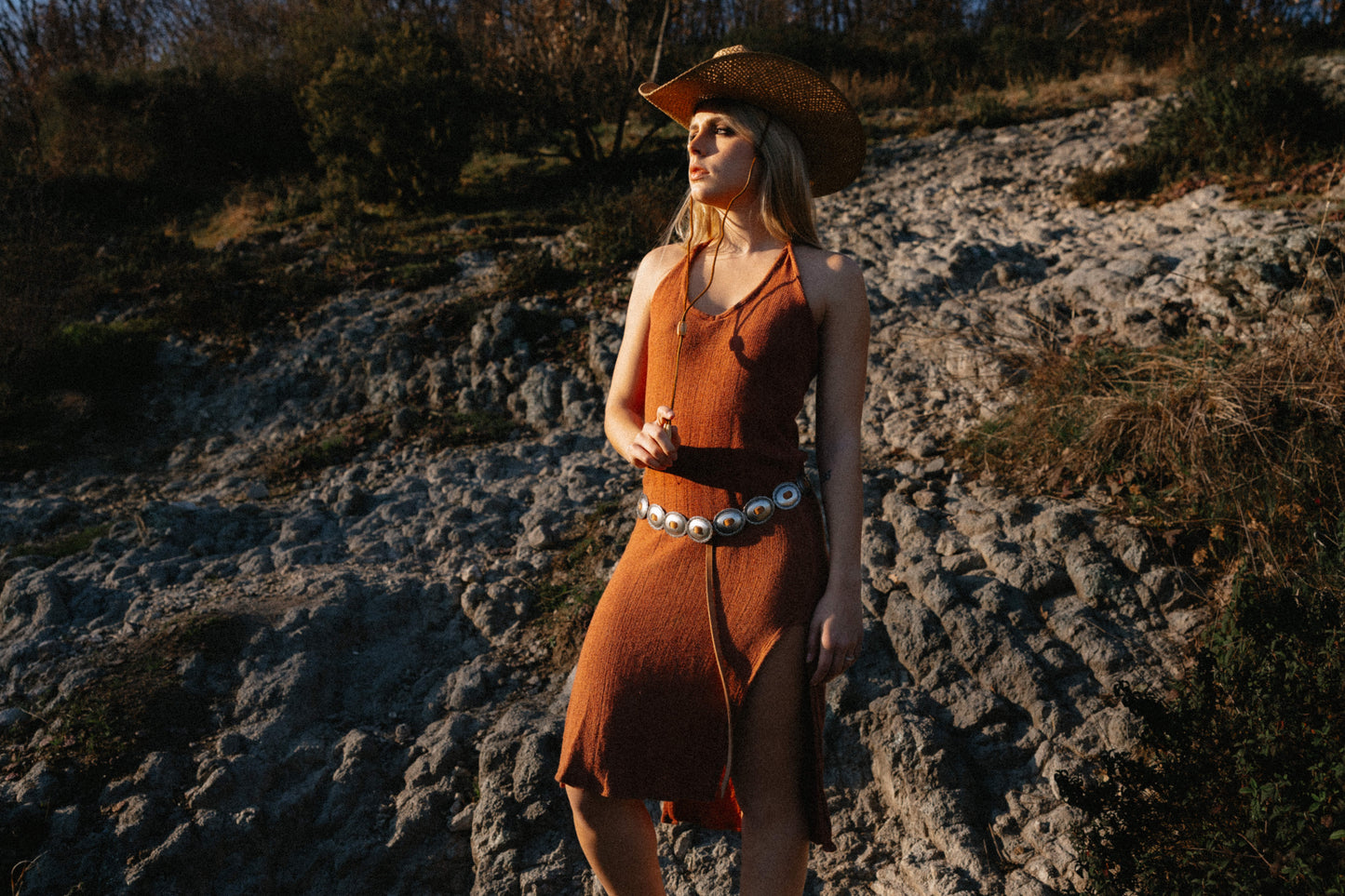 Cintura concho CHAMAELEON - Navajo concho belt