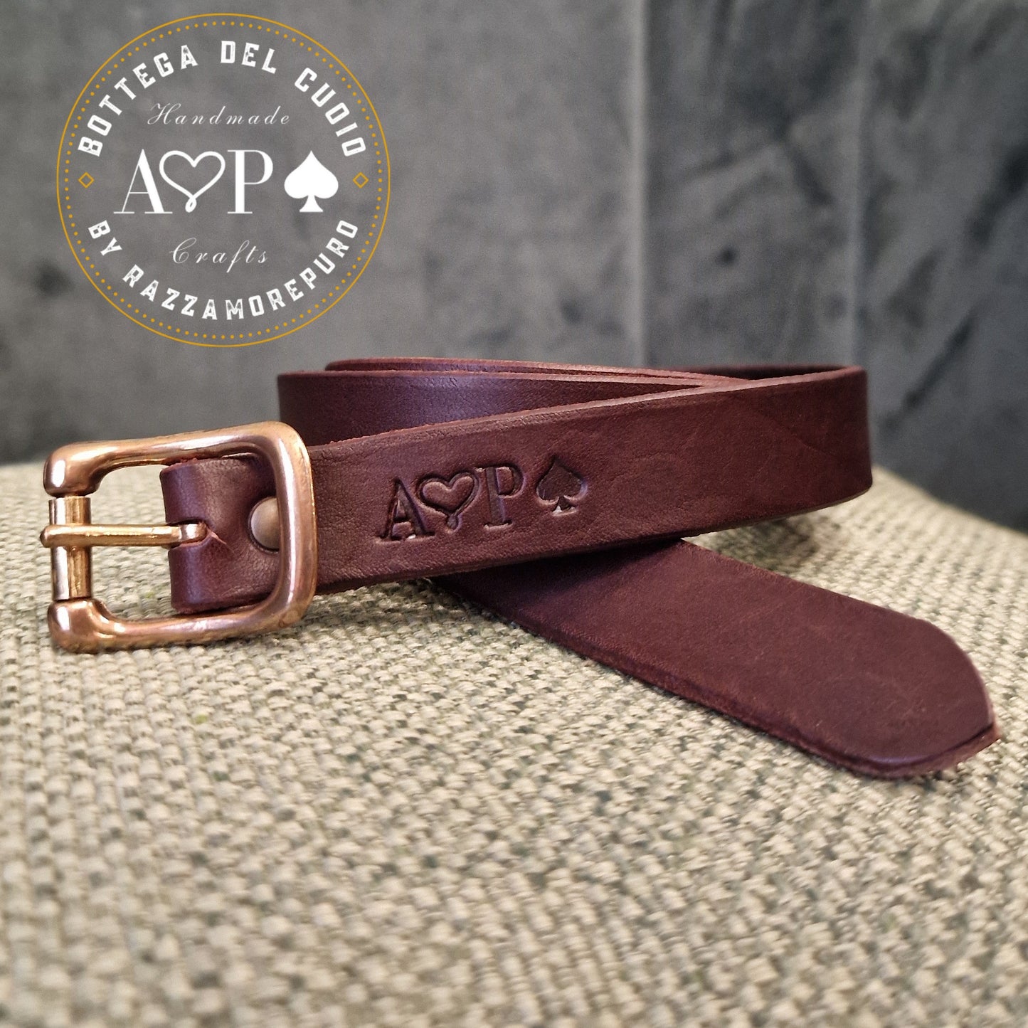 Cinturino Boote da 2cm con fibbia in ottone