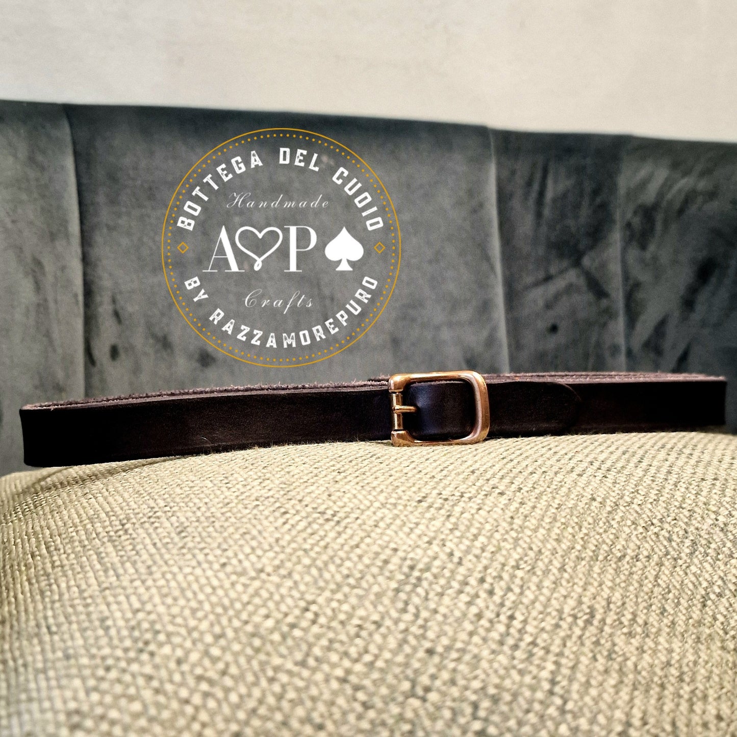 Cinturino Boote da 2cm con fibbia in ottone