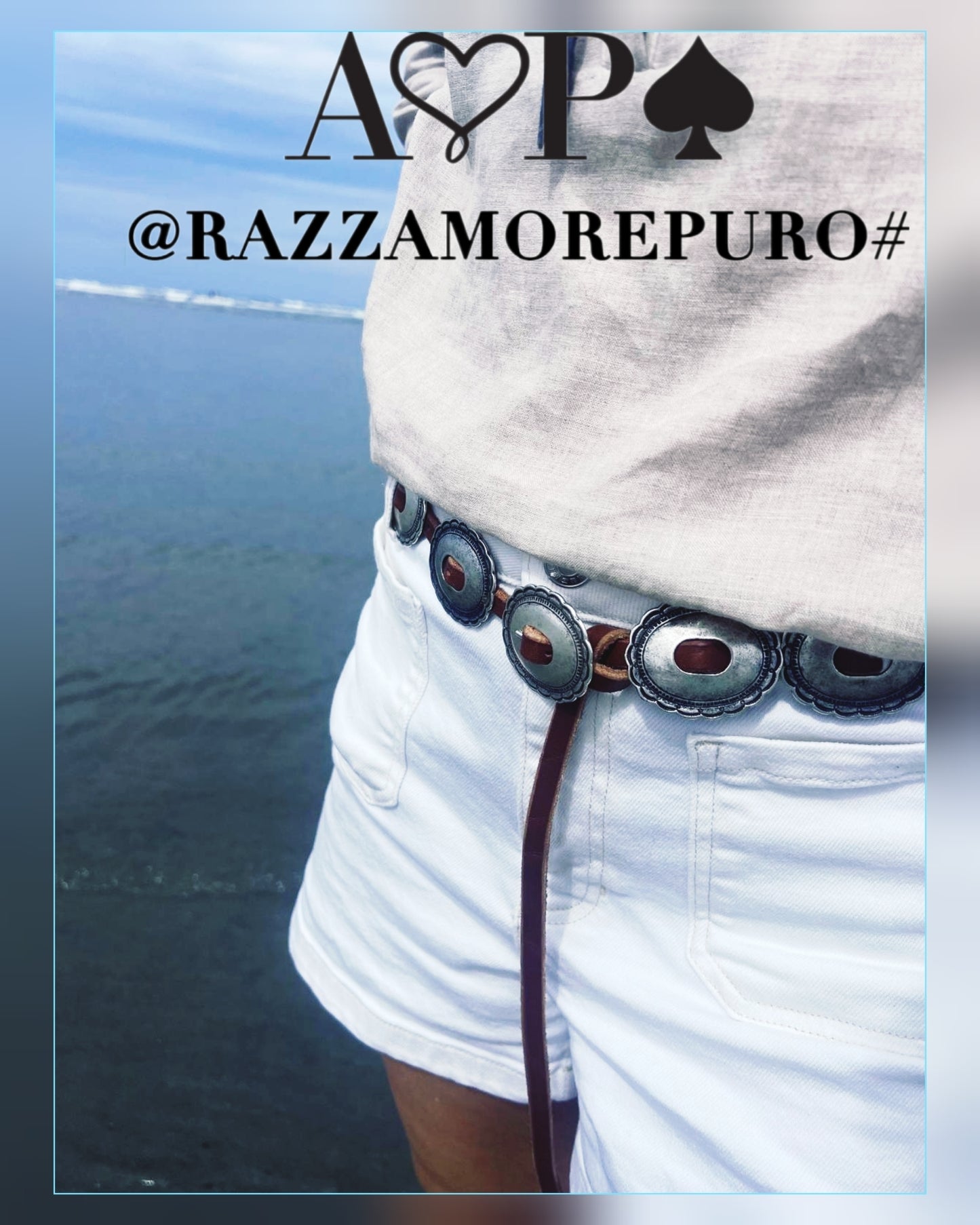 Cintura concho CHAMAELEON - Navajo concho belt