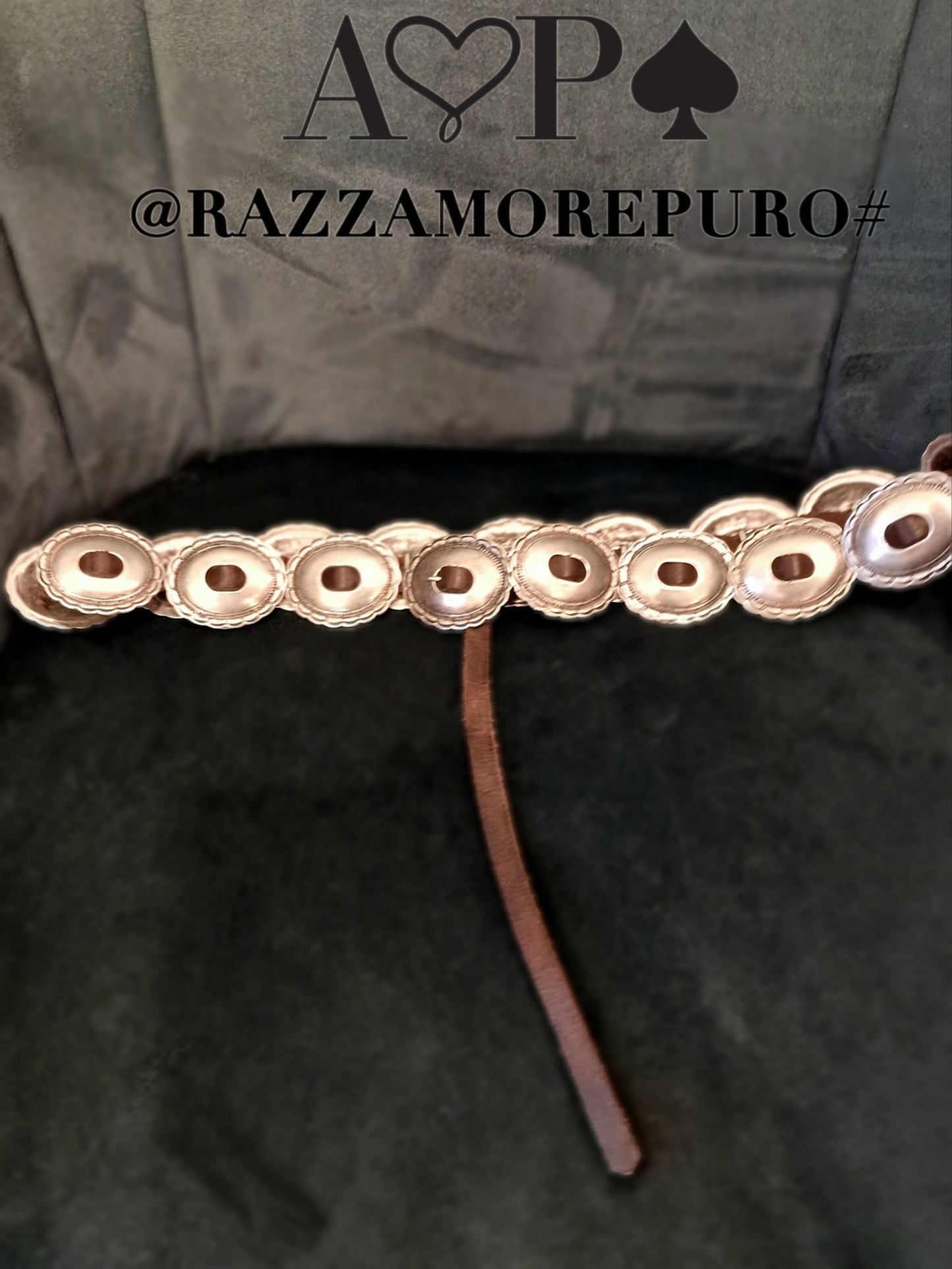 Cintura concho CHAMAELEON - Navajo concho belt