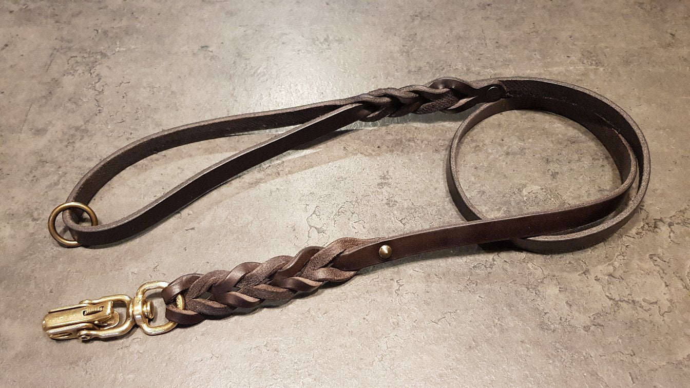 LAISSE LUPUS AVEC MOUSQUETON SPÉCIAL À DÉGAGEMENT RAPIDE (idéal pour les moyennes et grandes tailles)