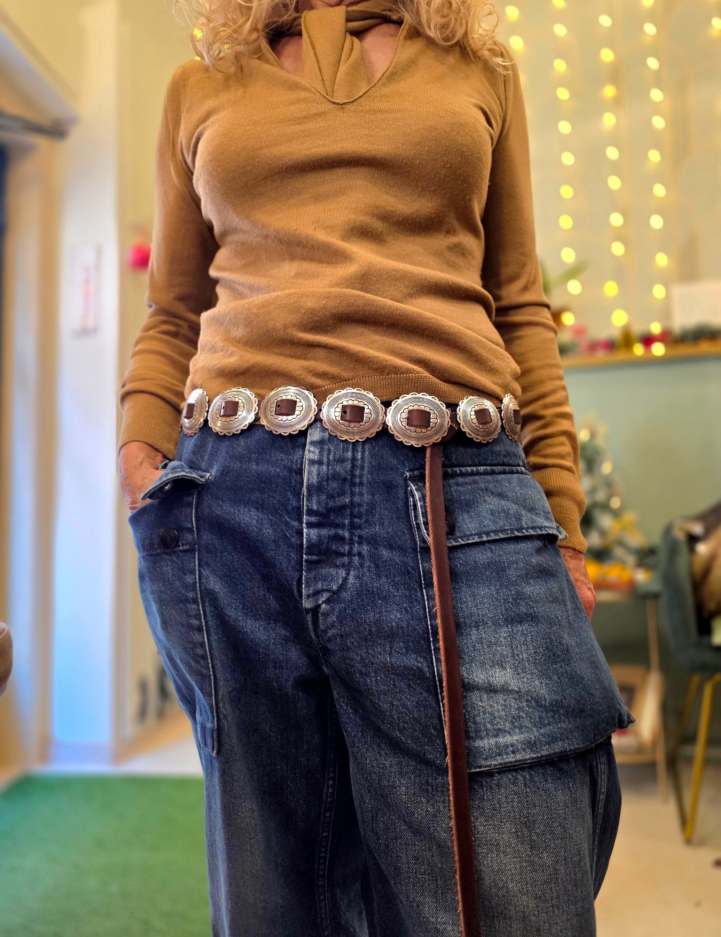 Cintura concho Musca - Navajo concho belt
