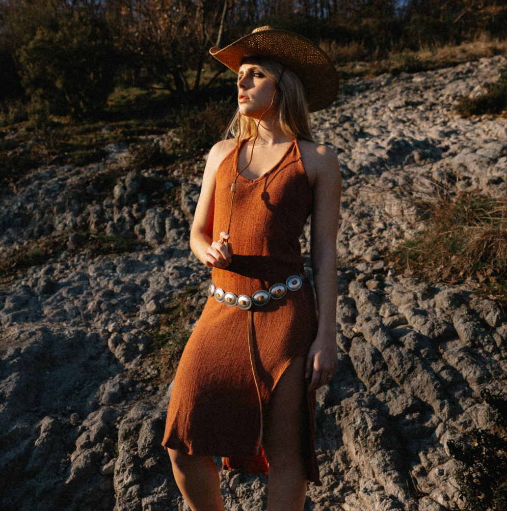 Cinturino CHAMAELEON con concho - Navajo concho belt