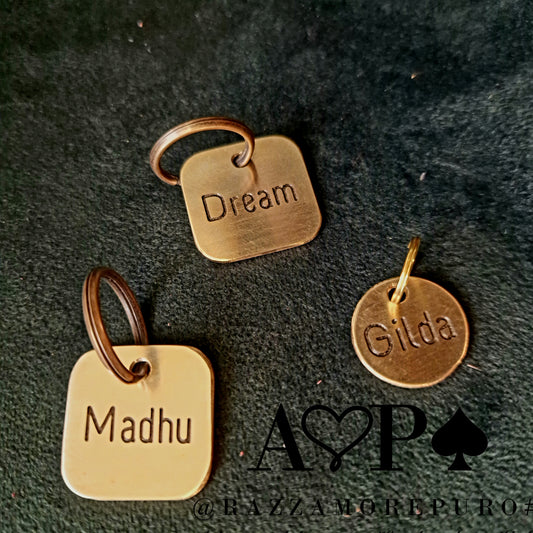 Medaglietta in vero ottone