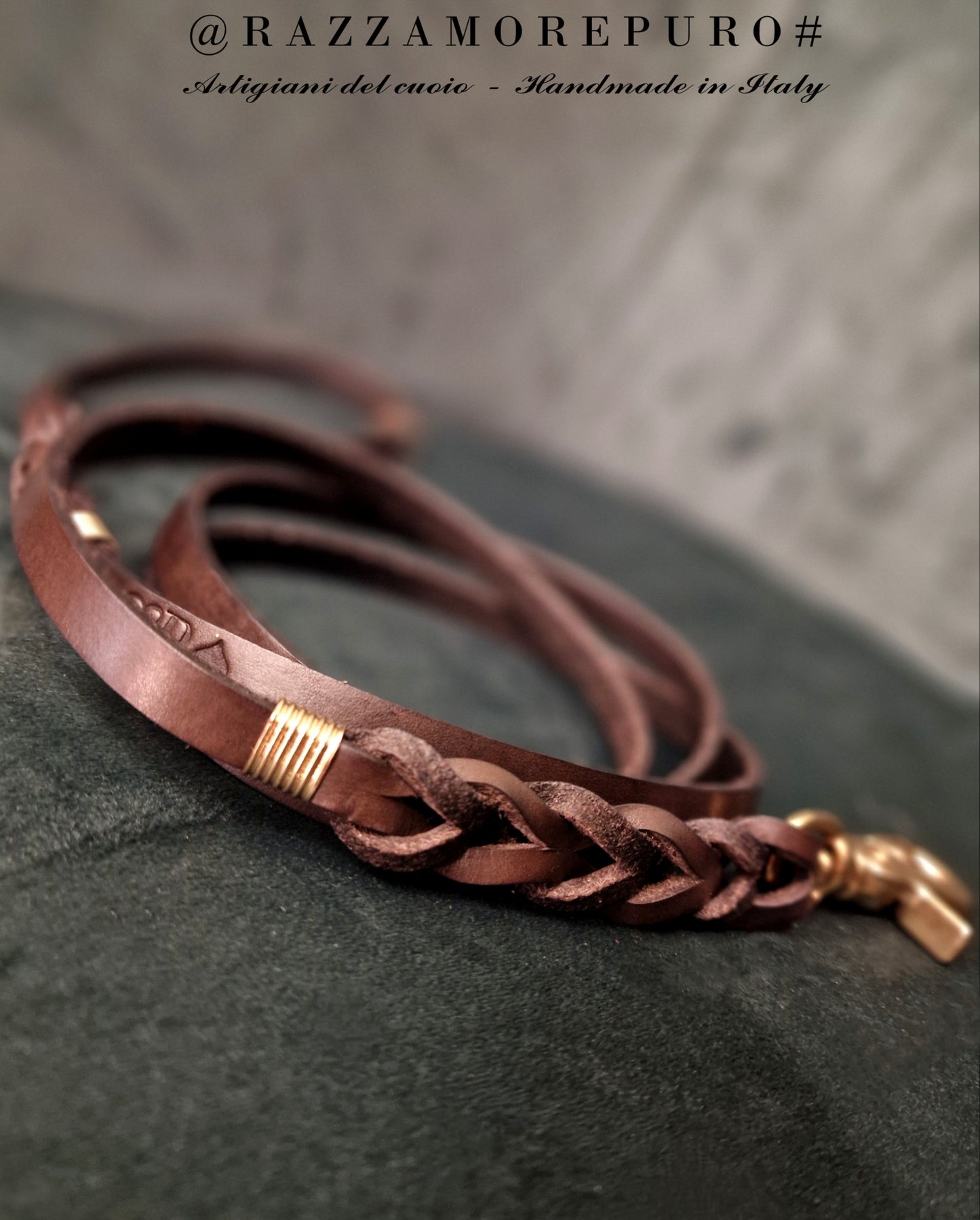 Leather leash for small dogs