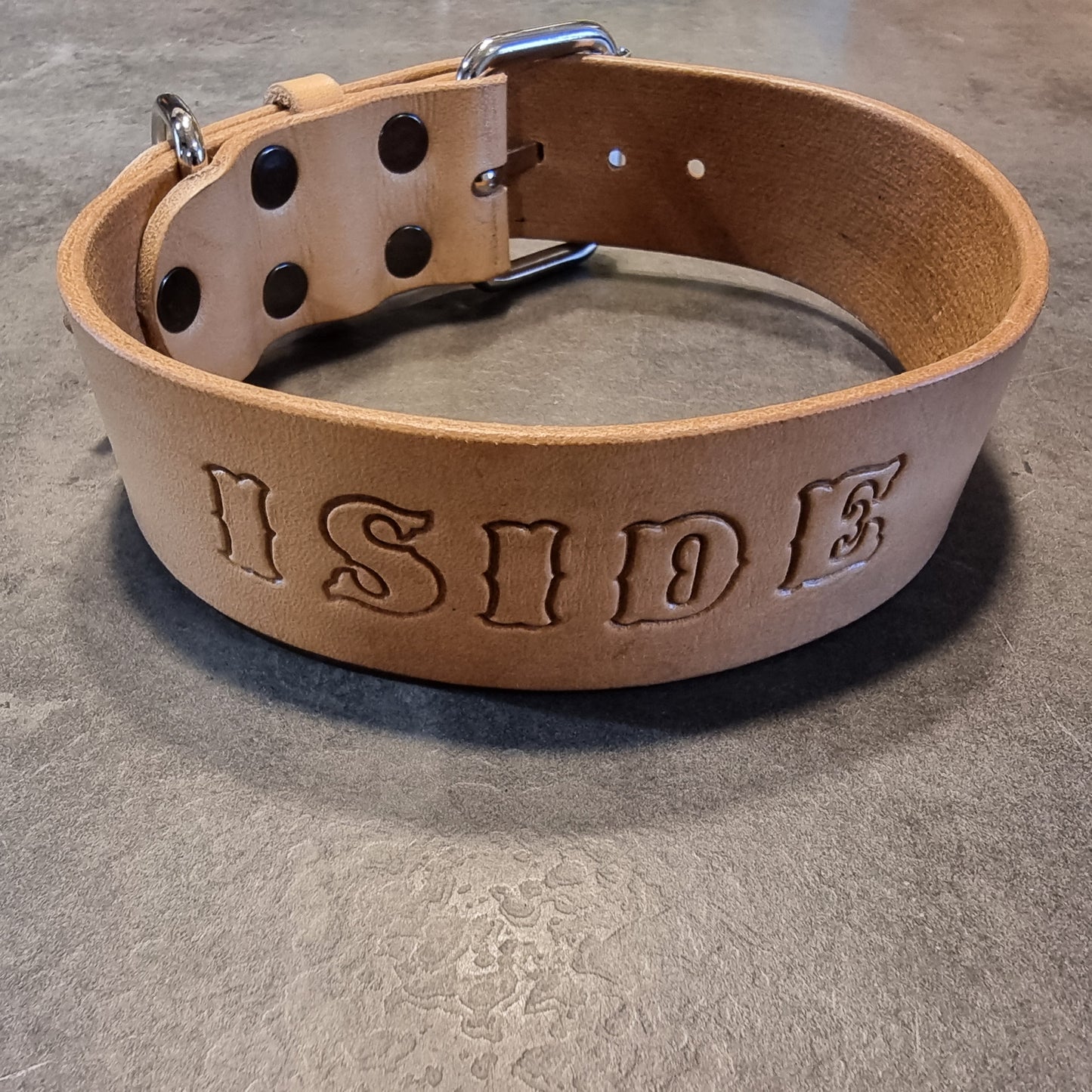 LEPUS collar with engraved name (CUSTOMIZABLE FOR ALL SIZES)