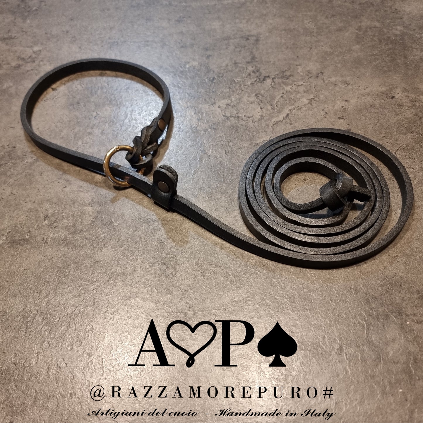 RETRIVER leather lead (customizable for all sizes)