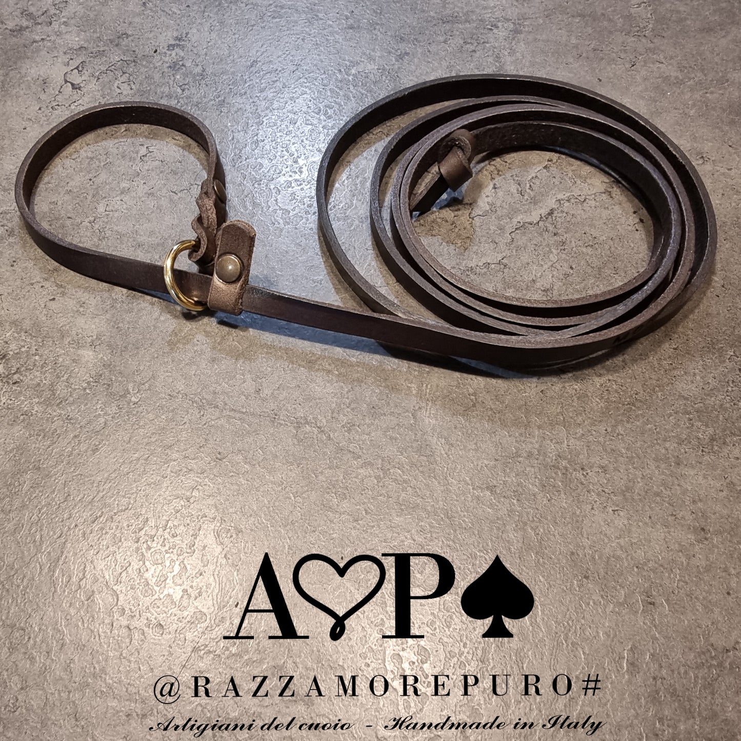 RETRIVER leather lead (customizable for all sizes)